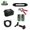 STEGODON New 13000 LBS Electric Winch,12V Synthetic Rope with Wireless Handheld Remotes and Wired Handle